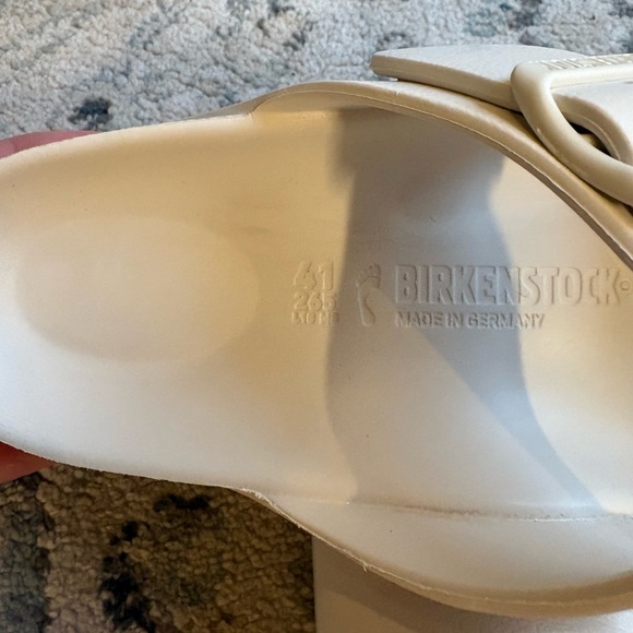 Birkenstock Eggshell Cream EVA Arizona Sandals - Picture 5 of 5
